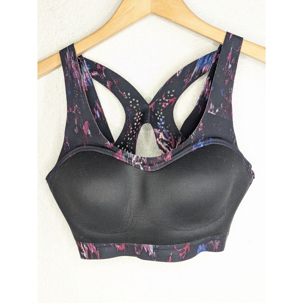 Victoria Sport Sports Bra Angel Max Victoria's Secret Wireless Size 34C Black - Picture 7 of 7